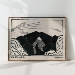 the bridge around 1920 karl wiener high quality print