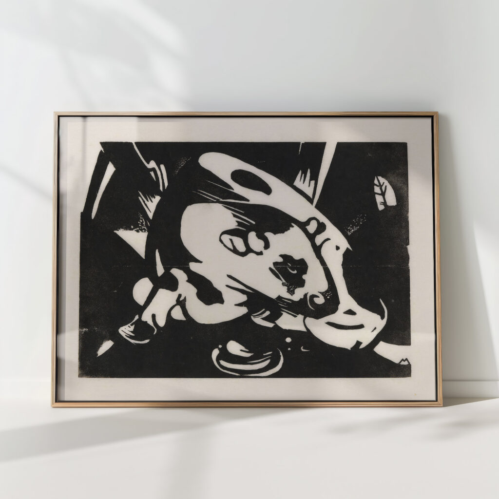 the bull 1912 franz marc high quality print