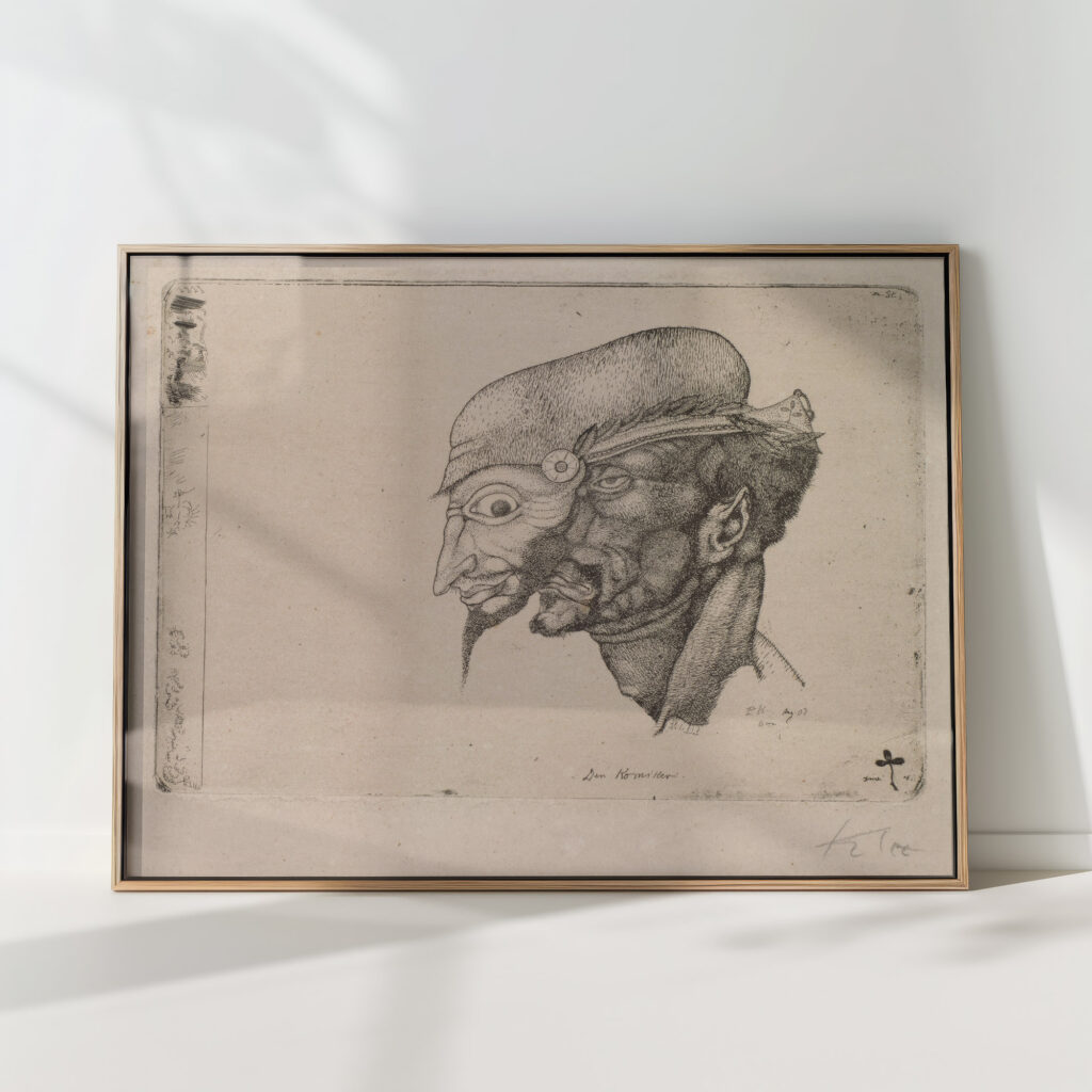 the comedian 1903 paul klee high quality print