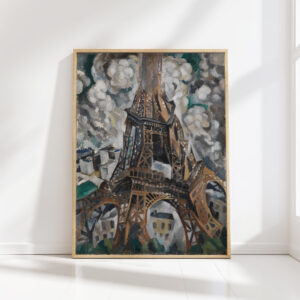 the eiffel tower 1909 1910 robert delaunay high quality print