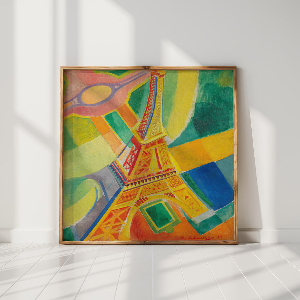 the eiffel tower 1928 robert delaunay high quality print