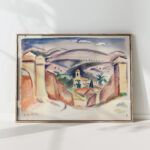 the entrance to cassis also known as the church tower in cassis 1909 emile othon friesz high quality print