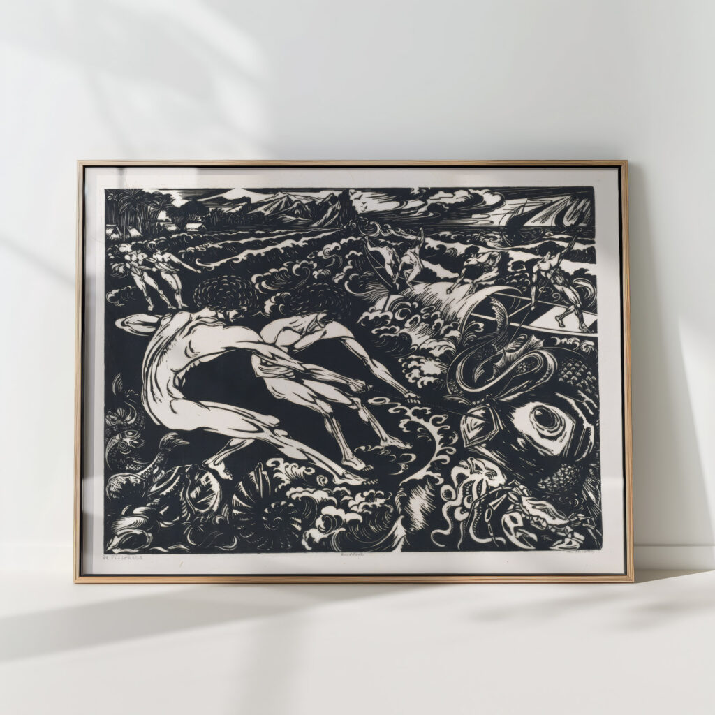 the fishermen 1921 johannes frederik engelbert ten klooster high quality print