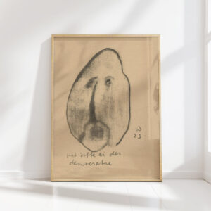 the foolish egg of democracy 1923 erich wichmann high quality print