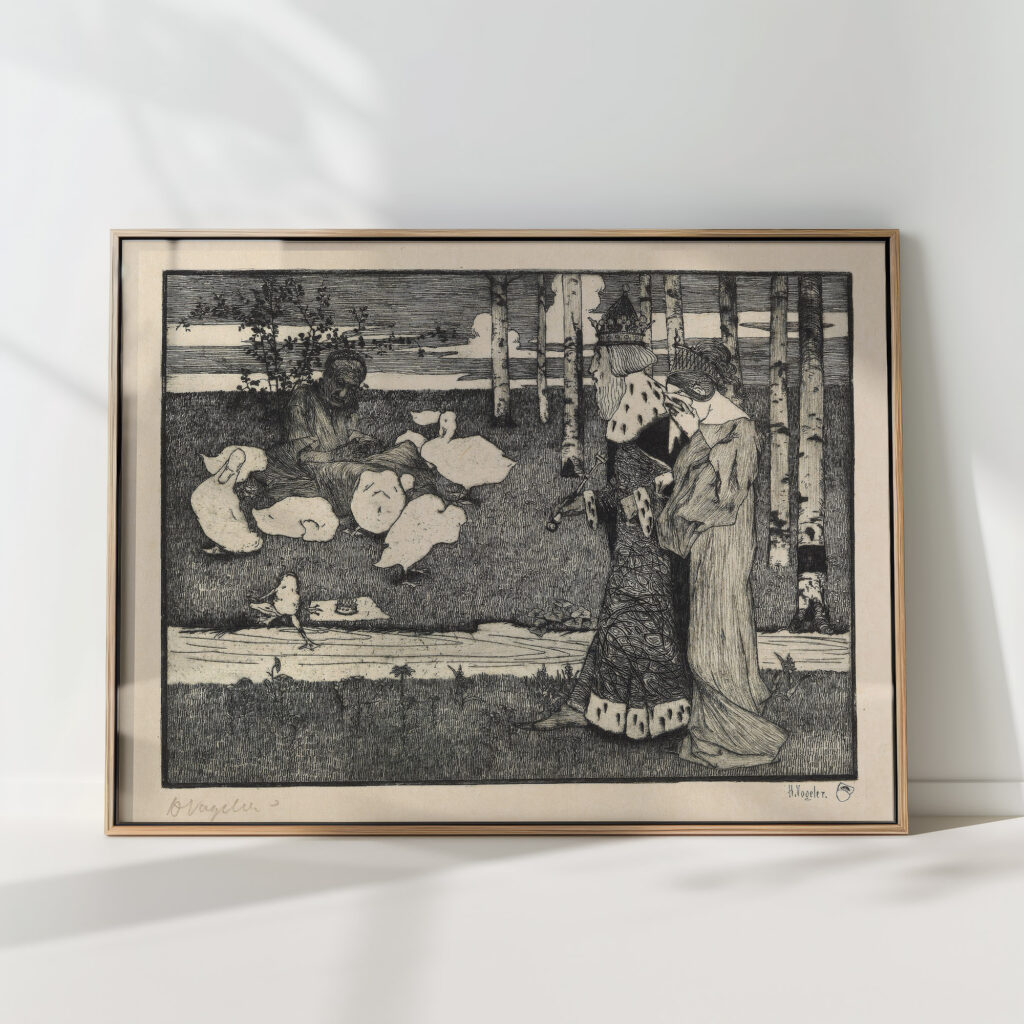 the frog king 1896 heinrich vogeler high quality print