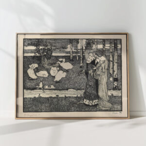the frog king 1896 heinrich vogeler high quality print