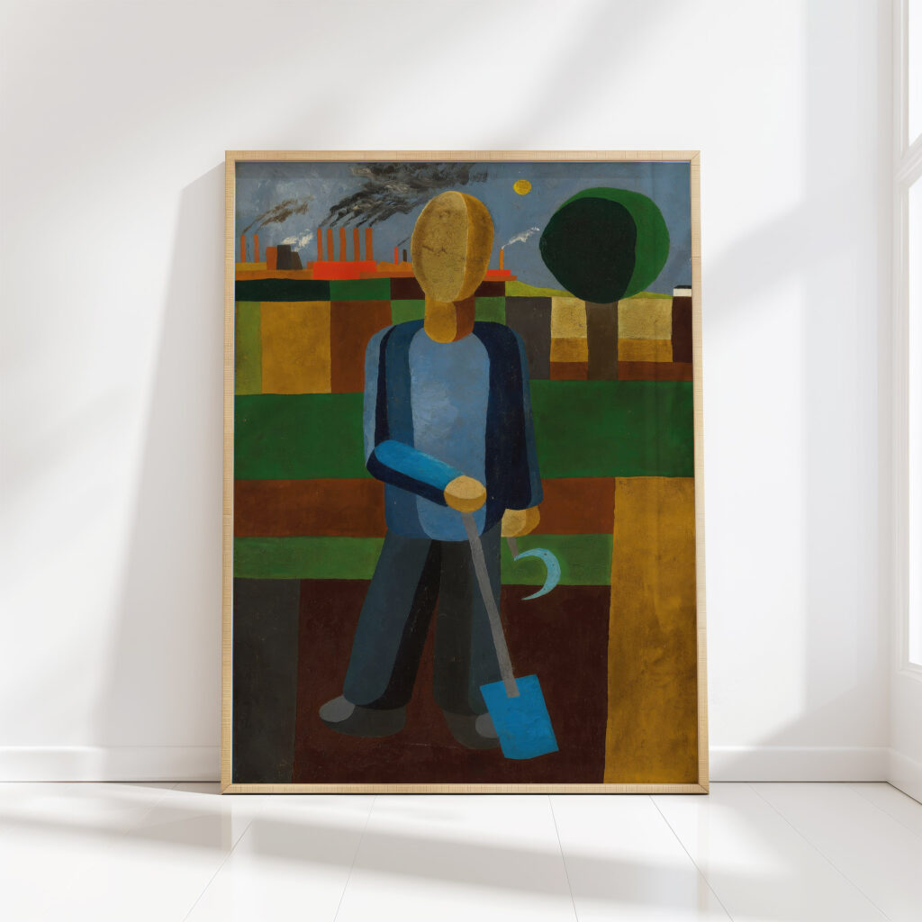 the gardener circa 1929 1930 franz wilhelm seiwert high quality print