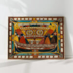 the god father giant blitz transparent 1921 adolf wolfli high quality print