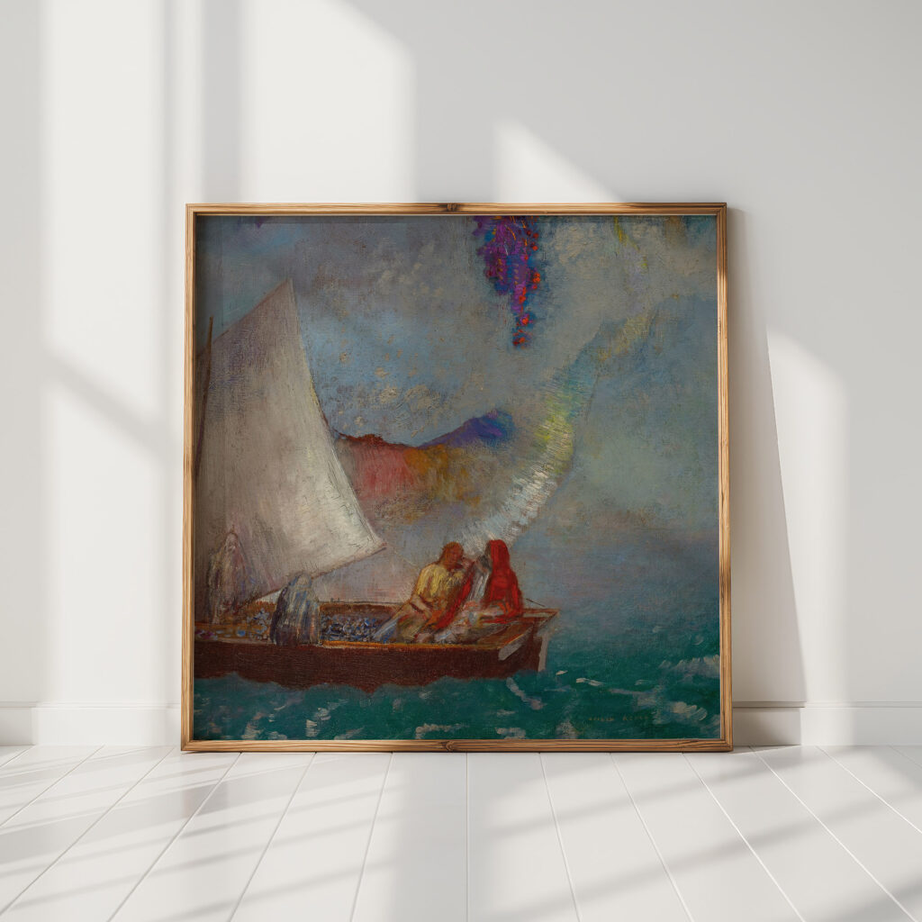 the gray sail 1900 05 odilon redon high quality print