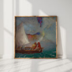 the gray sail 1900 05 odilon redon high quality print