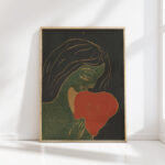 the heart 1899 edvard munch high quality print