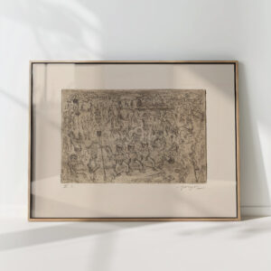 the hindu village 1930 paul gangolf high quality print
