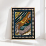 the holy wiegalinda of panther bann 1917 adolf wolfli high quality print