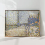 the hospice and the lighthouse of honfleur georges seurat high quality print