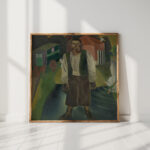 the idiot by the pond 1926 frits van den berghe high quality print