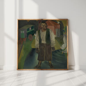 the idiot by the pond 1926 frits van den berghe high quality print