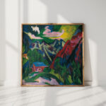 the klosters mountains 1923 ernst ludwig kirchner high quality print