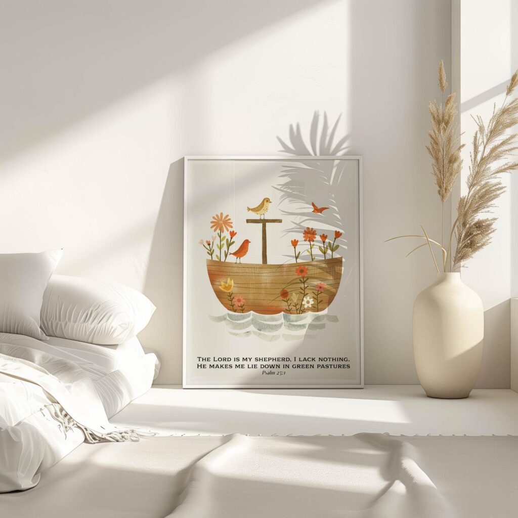 the lord is my shepherd 4 mockup