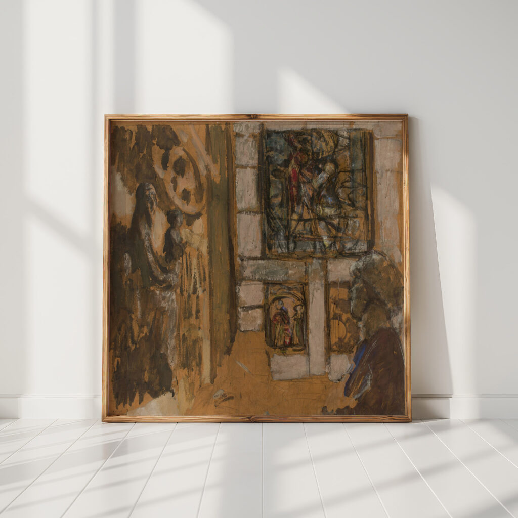 the middle ages room at the museum of decorative arts 1922 edouard vuillard high quality print