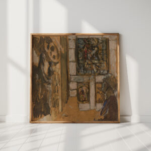 the middle ages room at the museum of decorative arts 1922 edouard vuillard high quality print