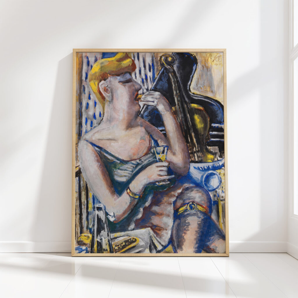 the musician in the break eating women orchestra 1944 paul kleinschmidt high quality print