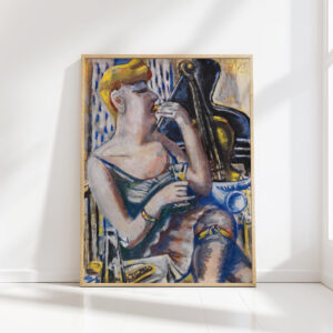 the musician in the break eating women orchestra 1944 paul kleinschmidt high quality print