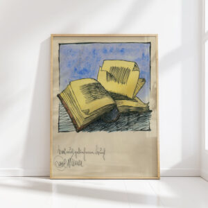 the never read book around 1923 karl wiener high quality print