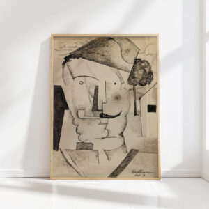 the officer in the police cap 1917 roger de la fresnaye high quality print