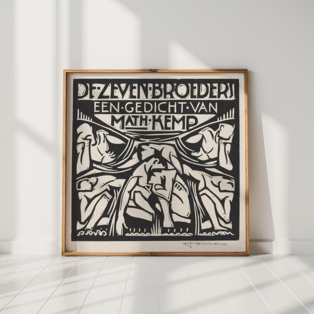 the seven brothers 1921 henri jonas high quality print