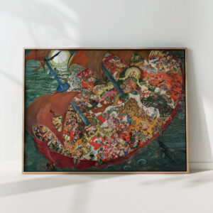 the ship of fools 1922 oskar laske high quality print