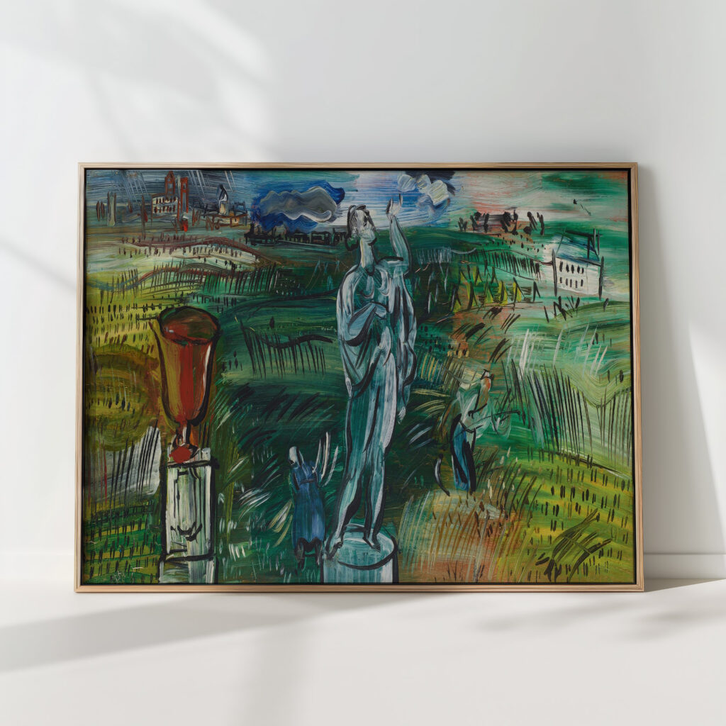 the statue circa 1942 raoul dufy high quality print