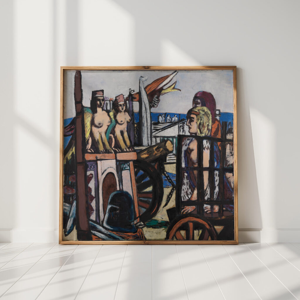 the transport of the sphinxes 1945 max beckmann high quality print