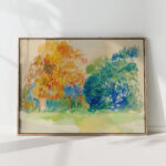 the trees pierre auguste renoir high quality print