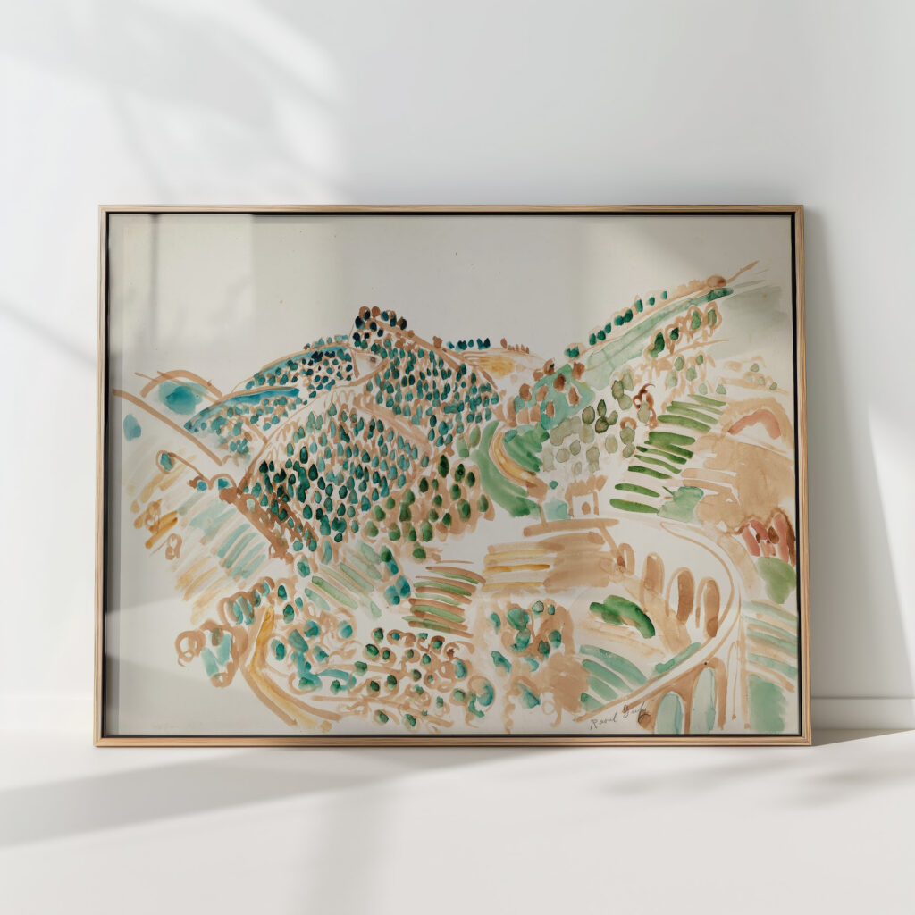 the viaduct of vence raoul dufy high quality print
