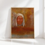 the virgin of dawn circa 1890 odilon redon high quality print