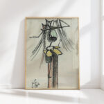 the woman called the crisping insect 1934 julio gonzalez high quality print