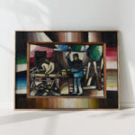 the woodcutter work cycle circa 1920 arthur segal high quality print