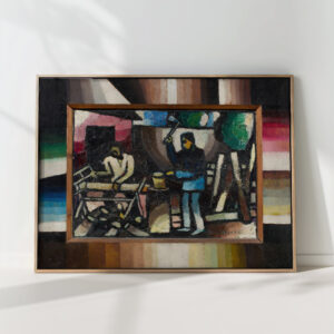 the woodcutter work cycle circa 1920 arthur segal high quality print