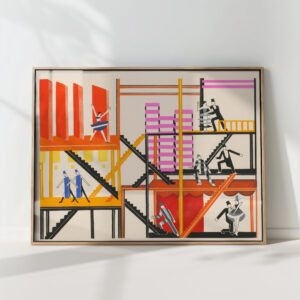 theatre models 4 1930 alexandra exter high quality print