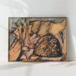 three figures on fehmarn postcard 1914 ernst ludwig kirchner high quality print