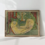 three nudes in the forest 1 1933 ernst ludwig kirchner high quality print