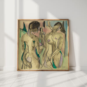 three nudes in the forest 1928 ernst ludwig kirchner high quality print