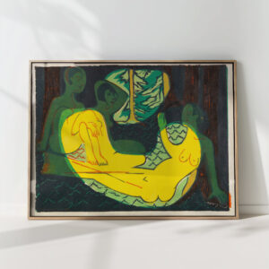 three nudes in the forest 2 1933 ernst ludwig kirchner high quality print