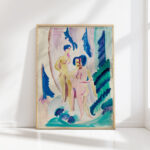 three nudes in the mountain forest ca 1928 ernst ludwig kirchner high quality print