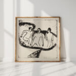 three nudes in the water moritzburg 1910 ernst ludwig kirchner high quality print