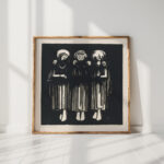 three women 1921 johannes frederik engelbert ten klooster high quality print
