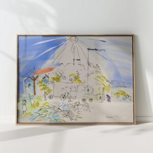 threshing in the sun 1943 raoul dufy high quality print
