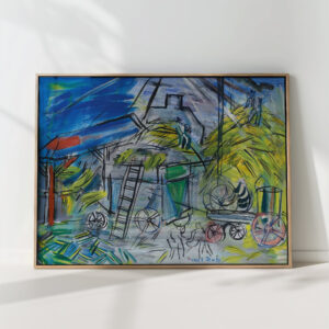 threshing under a stormy sky 1946 raoul dufy high quality print