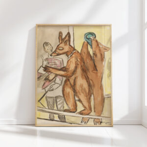 trained bears 1932 max beckmann high quality print