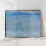 trawler on the sea 1921 leon spilliaert high quality print
